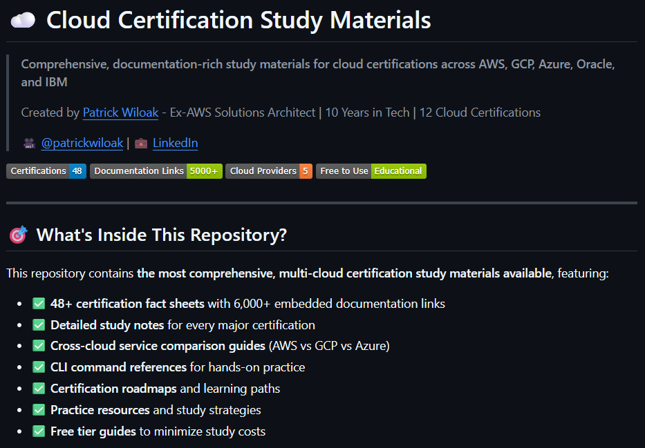 Cloud Certification Study Guides