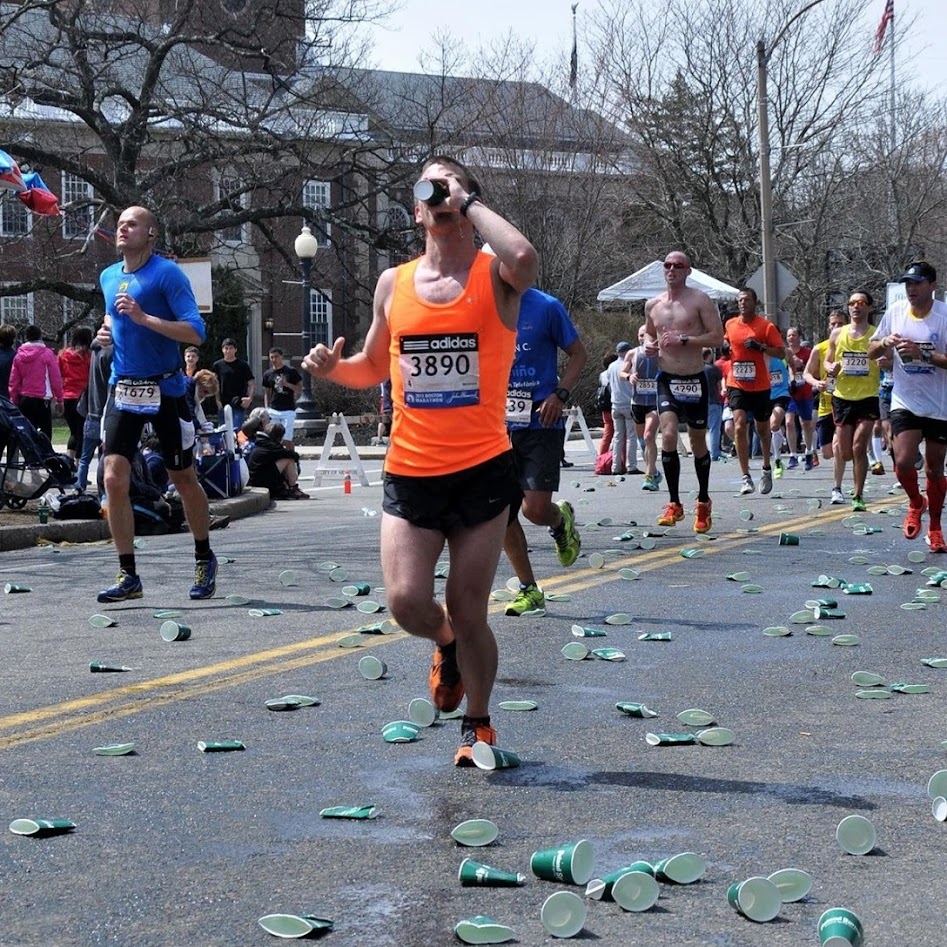 Patrick at the Boston Marathon 2013