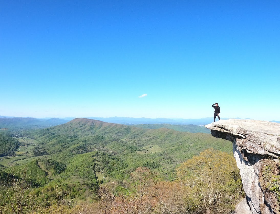 Patrick on McAfee's Knob